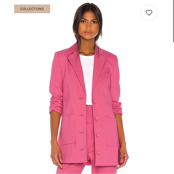 blush suit jacket